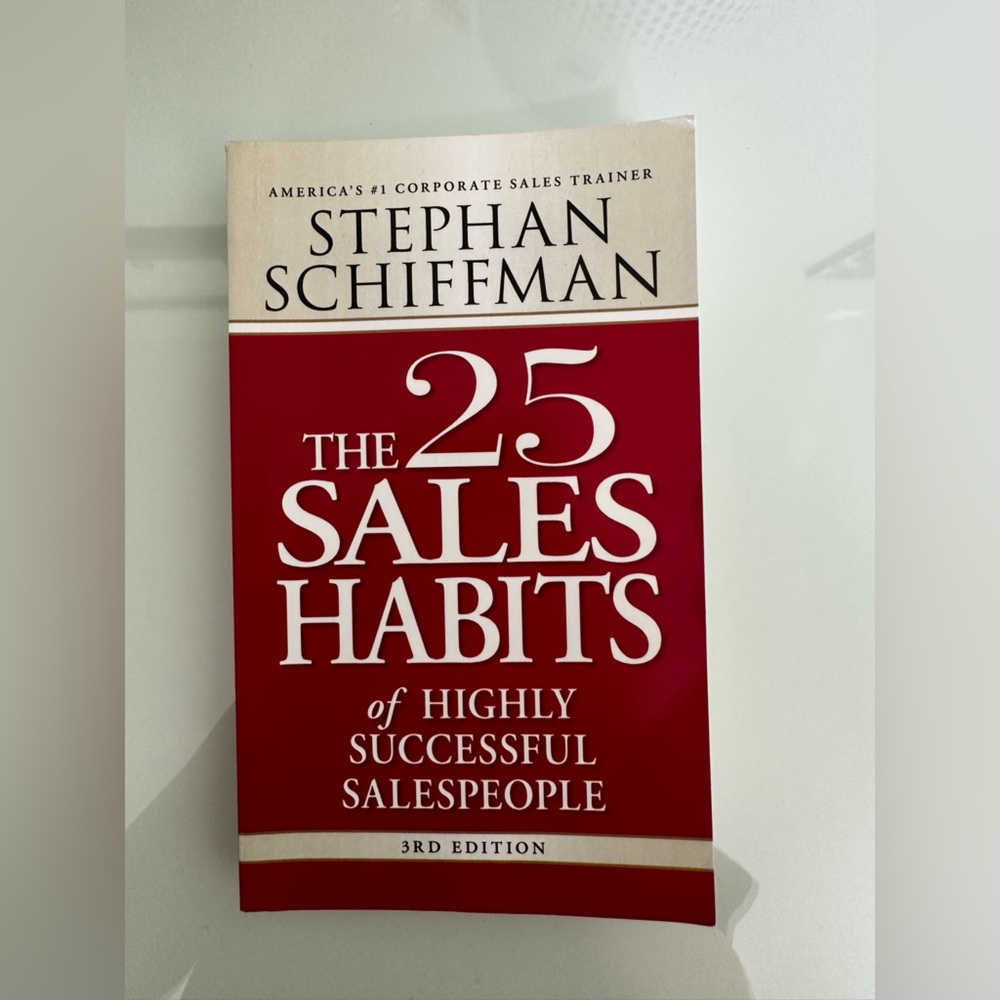 The 25 Sales Habits Book